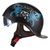 Capacete de motocicleta retrô Bobber/Cafe Racer/Chopper/Bagger Meio capacete Scooter Moto Capacete de equitação Capacetes de piloto de jato vintage na internet