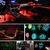 Iluminação interior do carro Luzes led decorativas Fiação EL Faixa de néon Auto flexível Luz ambiente USB Acessório para lâmpada de atmosfera de festa