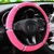 Cobertura de volante de carro com cristal diamante espumante carro suv volante protetor de veículo decoração automotiva fibra de carbono na internet