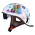 Imagem do Capacete de motocicleta retrô Bobber/Cafe Racer/Chopper/Bagger Meio capacete Scooter Moto Capacete de equitação Capacetes de piloto de jato vintage