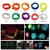 Iluminação interior do carro Luzes led decorativas Fiação EL Faixa de néon Auto flexível Luz ambiente USB Acessório para lâmpada de atmosfera de festa - comprar online