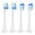 Cabeças de escova de dentes elétrica Fairywill P11 cabeças de substituição para P11 T9 P80 4 peças - comprar online