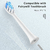 Cabeças de escova de dentes elétrica Fairywill P11 cabeças de substituição para P11 T9 P80 4 peças - Purple House