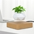 Levitating Air Bonsai Pot Rotation Flower Pot Planters Magnetic Suspension Floating Pot Potted Plant Home Desk Decoração - loja online