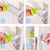 10 Pçs Maçaneta Silenciador de Parede Almofada de Bater Porta Armário Maçaneta Fechadura Silenciador Anti-Colisão Maçaneta de Silicone Almofada Batente de Porta