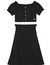 Conjunto Infantil De Duas Peças Blusa & Saia Casual