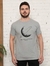Camiseta Masculina Manga Curta Estampada na internet
