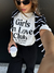 T-SHIRT OVERSIZED - GIRLS CLUB - loja online