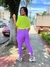 T-SHIRT TULE - NEON LIME - Luah Fitwear