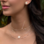 Colar de Prata Choker Pontinhos de Luz