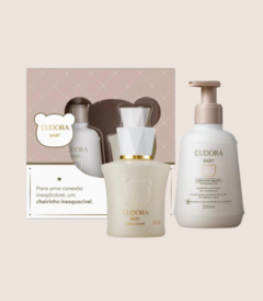 Kit Eudora Baby Meu 1º Presente: Sabonete Líquido 200ml + Água de Colônia 100ml