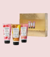 Kit Presente Instance Favoritos: Creme Hidratante Frutas Vermelhas 180ml + Creme Relaxante Maracujá 180ml + Creme Hidratante Cereja e Amêndoas 180ml