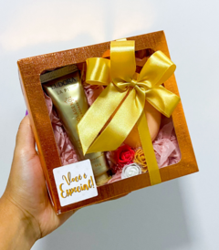 Presente Âmbar Dourado (Hidratante Mãos + Sabonete)