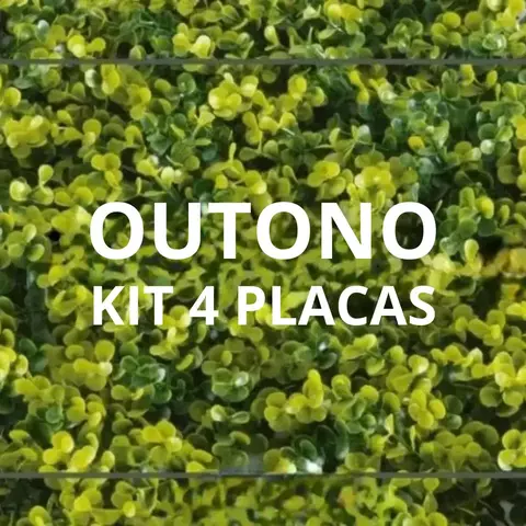Kit 4 placas – 1m² (Outono) - Jardim Vertical Artificial - comprar online