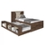 Cama Bibox Solteiro Yumi, 100% MDF - Cimol - comprar online