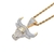 Men Hip Hop Fashion Full Rhinestone Bull Head Pendant Necklace Sparkling Ice Out na internet