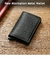 DIENQI Carbon Fiber Card Holder Wallets Men Brand Rfid Black Magic Trifold Leath