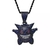 Men Hip Hop Fashion Full Rhinestone Bull Head Pendant Necklace Sparkling Ice Out - comprar online