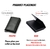 DIENQI Carbon Fiber Card Holder Wallets Men Brand Rfid Black Magic Trifold Leath na internet