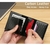 DIENQI Carbon Fiber Card Holder Wallets Men Brand Rfid Black Magic Trifold Leath - loja online