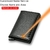 DIENQI Carbon Fiber Card Holder Wallets Men Brand Rfid Black Magic Trifold Leath - loja online