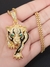 Men Hip Hop Fashion Full Rhinestone Bull Head Pendant Necklace Sparkling Ice Out