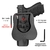 Glock 17 (Gen 1-5) / Glock 22 31 (Gen 1-4) Compatible with Glock 19 19X 25 44 45 - comprar online