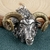 Men Hip Hop Fashion Full Rhinestone Bull Head Pendant Necklace Sparkling Ice Out - big stores