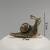 Tea Pet Snail Ornament Retro Pure Copper Mini Snail Ornament Antique Brass Anima - comprar online