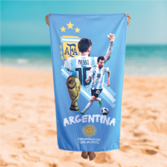 TOALLON SECADO RAPIDO ARGENTINA CAMPEON MESSI COPA