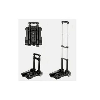 Carrinho De Mão Alumínio Dobrável Compacto Transporte 40kg