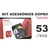 Kit Acessórios Action Camera 53 pecas Em 1 Maleta Tomate GoPro