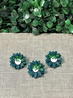 Enfeite Trio florzinha em biscuit - comprar online