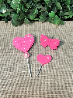 Enfeite kit, Coração e Borboleta - comprar online