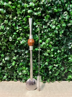 Bomba Inox Rosqueável + Escova - Marron - comprar online