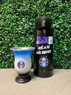 Kit Cuia Porongo e Térmica 1L - Grêmio - comprar online