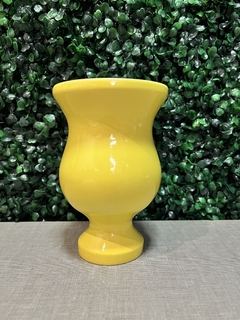 Cuia Taça Madeira Imbuia - Amarela - comprar online