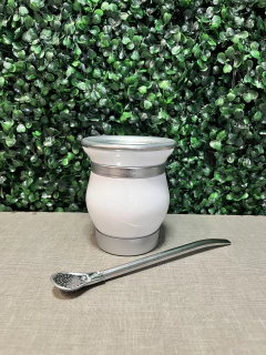 Kit Tereré - Branco com Prata - comprar online