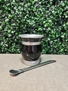 Kit Tereré - Preto com Prata - comprar online