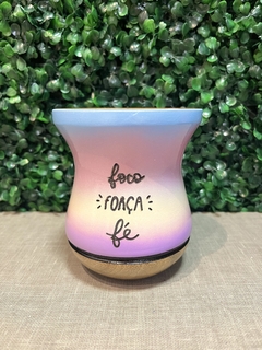 Cuia Madeira Personalizada - Arco Íris - comprar online