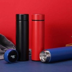DAFUSHOP Garrafa Térmica Em Aço Inox Com Termômetro Digital 500ml Utilidade Doméstica Café Chá Drink - ENVIO RÁPIDO - comprar online