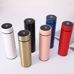 DAFUSHOP Garrafa Térmica Em Aço Inox Com Termômetro Digital 500ml Utilidade Doméstica Café Chá Drink - ENVIO RÁPIDO na internet