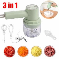 Processador Mixer 2 Em 1 Triturador Alimentos Batedeira Ovos Casa Cozinha Alimentação Utensílios Processador na internet