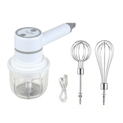 Processador Mixer 2 Em 1 Triturador Alimentos Batedeira Ovos Casa Cozinha Alimentação Utensílios Processador na internet
