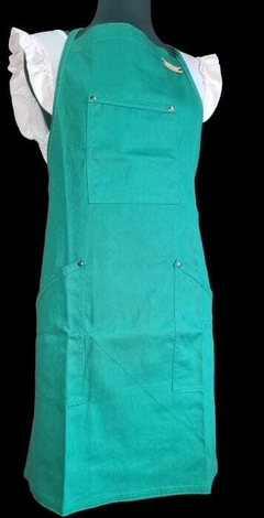 DELANTAL LISO VERDE