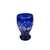 Delicado baker em cristal em azul cobalto-13cm en internet