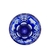 Delicado baker em cristal em azul cobalto-13cm - tienda online