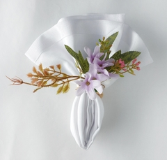Porta Guardanapo Flor Lilás - comprar online