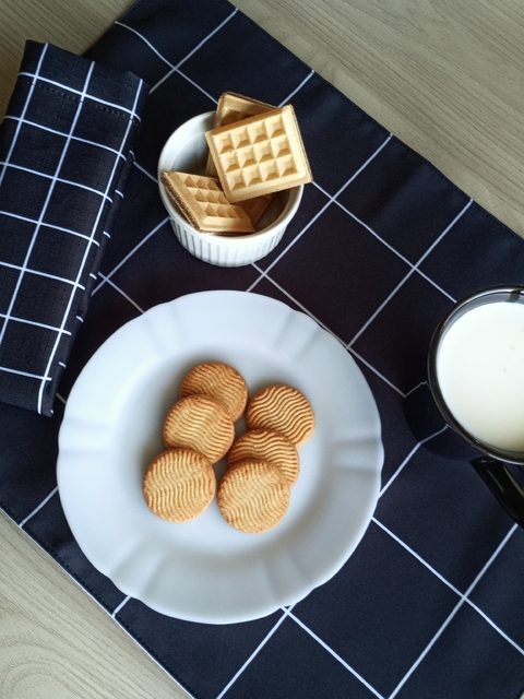 Jogo Americano Grid Preto