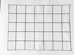 Jogo Americano Grid Branco na internet